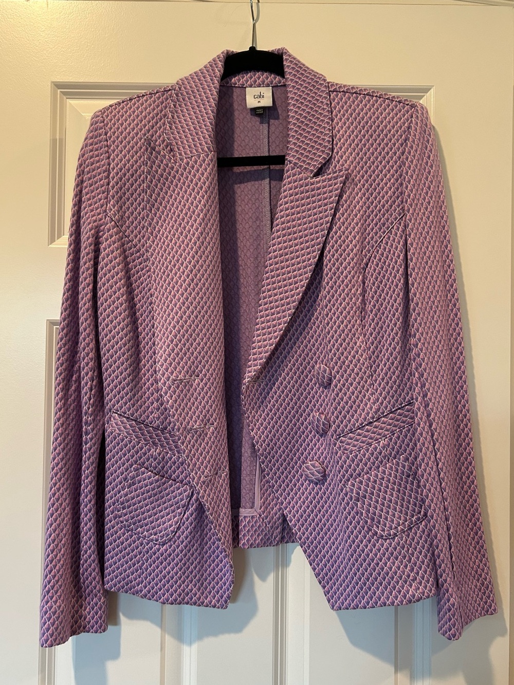 CAbi Purple and Pink Blazer